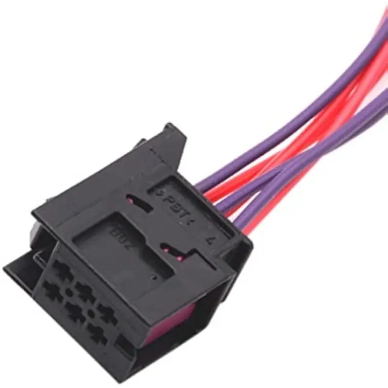 Taillight Wire Harness Connector 6 Pin Rear Tail Light Loom Wiring Female Plug For Audi A1 2010-2018 Q3 2011-2018 Q5 6Q0937702