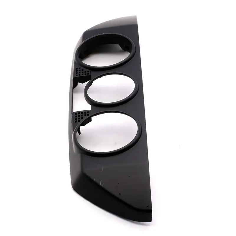 Car Front Dashboard A/C Heater Control Panel Trim Cover Cap For VW Polo 9N 2002 2004 2008 2010 6Q0820075C 1QA Black