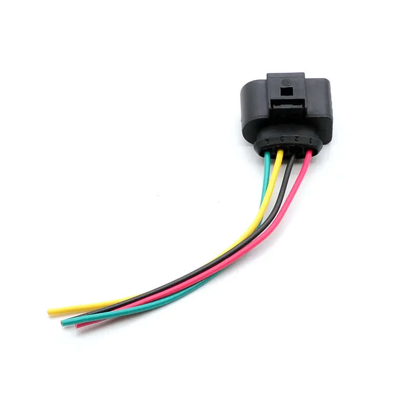 4PCS/Set Ignition Coil Connector Harness Wiring Plug for Audi A3 A4 A5 A6 TT VW Passat Jetta Golf 1J0973724 2011340 1J0998724
