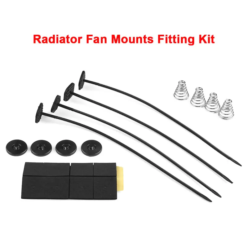 Universal Auto Car Electric Radiator Fan Ventilador Mounting Kit Plastic For for 7" 9" 10" 12" 14" 16" Electric Slim Fan