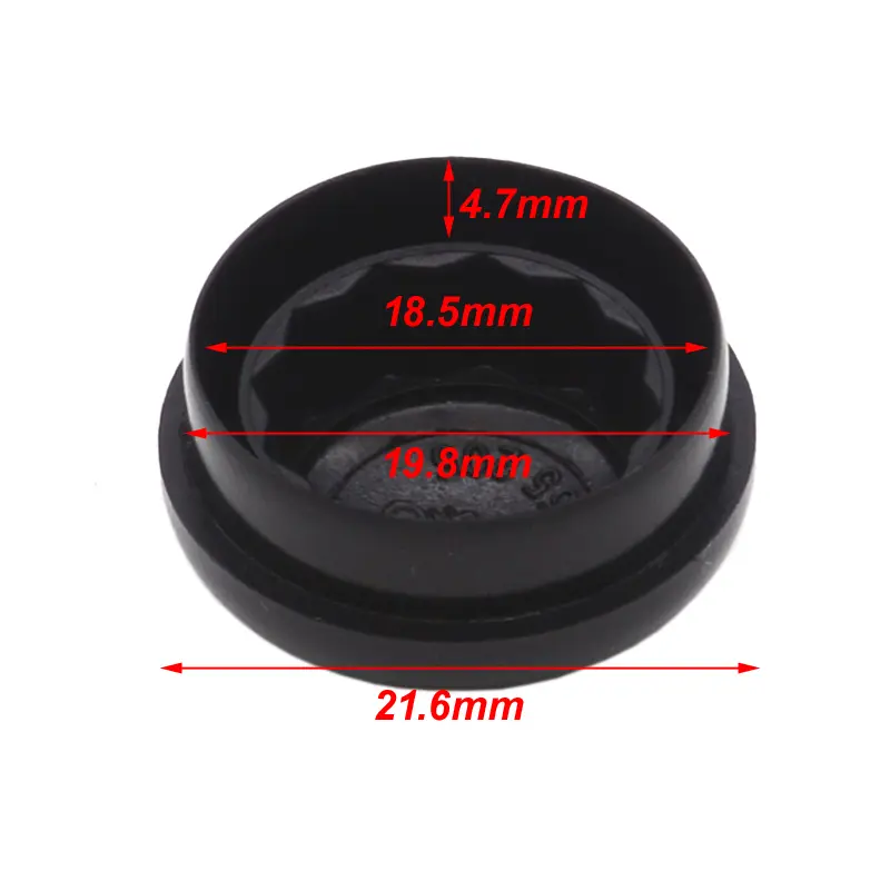 2PCS Car Front Windscreen Wiper Arm Nut Cap Bolt Cover For Audi A1 A2 A4 B5 B6 B7 B8 A6 C4 C5 C6 C7 Q3 Q5 R8 TT 5N0955205