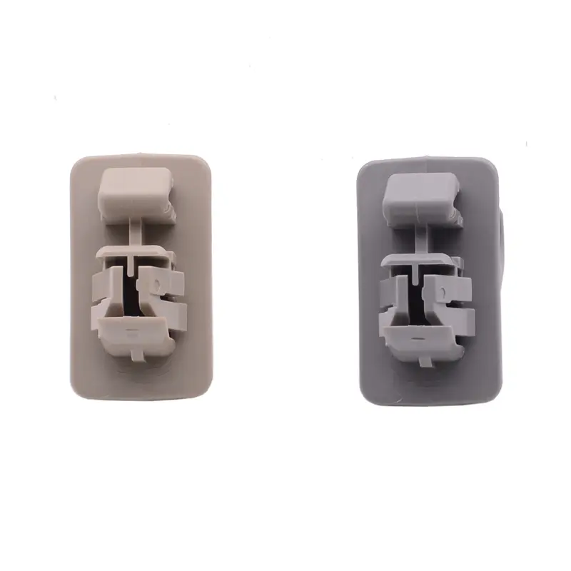 Car Sun Visor Hook For Mitsubishi Pajero Montero MK3 2000 2001 2002 2003 2004 2005 2006 MR779704 MR779705 Plastic Beigr Gray
