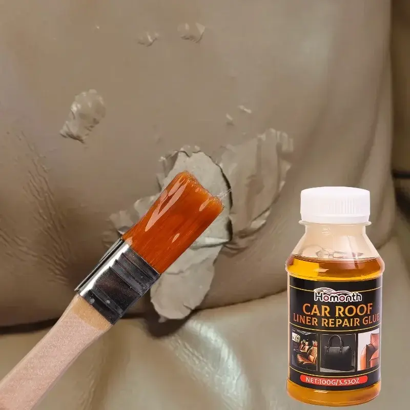 Universal Car Headliner Fabric Glue Quick Drying Non-marking Adhesive Leather Stain Removal Care Tool Auto Interior Accessories