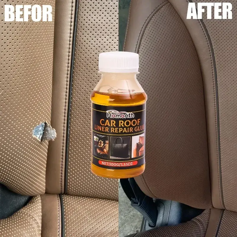 Universal Car Headliner Fabric Glue Quick Drying Non-marking Adhesive Leather Stain Removal Care Tool Auto Interior Accessories