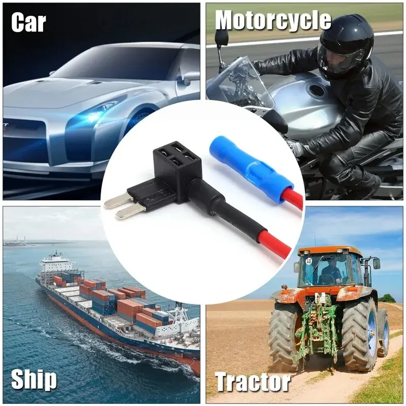 20PCS Car Fuse Box Electrical Appliances Mini Medium Car Fuse Blades Holder Auto Circuit Extender Add-a-circuit Power M2 Adapter