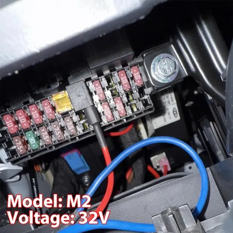 20PCS Car Fuse Box Electrical Appliances Mini Medium Car Fuse Blades Holder Auto Circuit Extender Add-a-circuit Power M2 Adapter