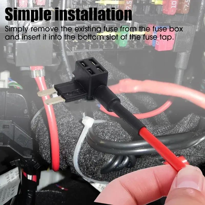 20PCS Car Fuse Box Electrical Appliances Mini Medium Car Fuse Blades Holder Auto Circuit Extender Add-a-circuit Power M2 Adapter