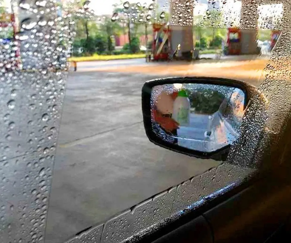 Car Side Window Rearview Rain Film 30cmx100cm Anti-Fog Rain-proof Home Window Bathroom Mirror Waterproof Sticker Films Decals