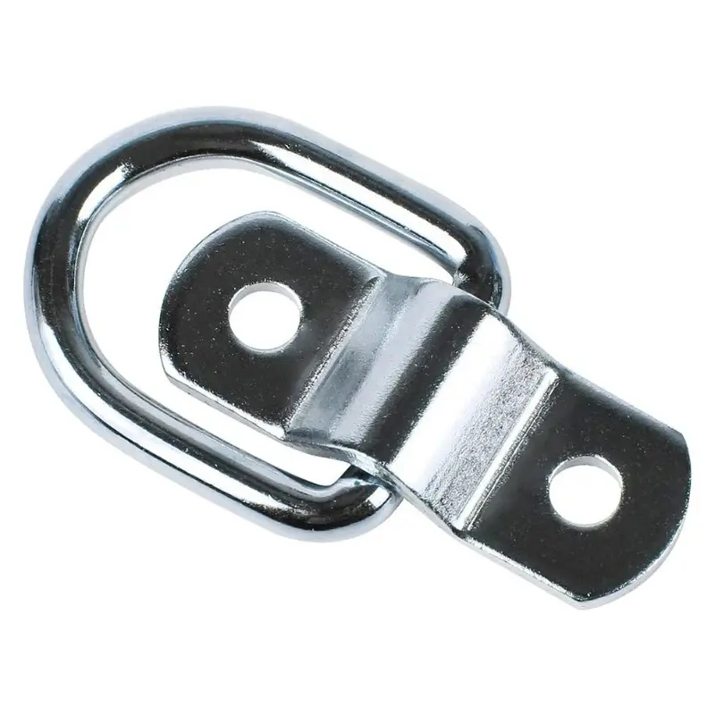 1-10Pcs D Rings Tie Down Anchors Ring Pull Hook Stainless Steel Lashing Ring Load Fit for Car Boat Cargo trailer Vehicles RV Van