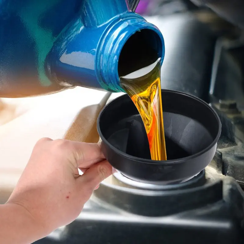 Car Engine Refueling Funnel with Strainer Removable Filter for Liquid Oil Gasoline Motorcycle Truck Fuel Filling Equipment Tools