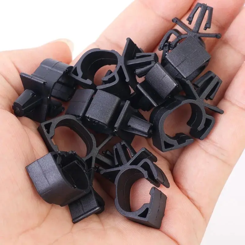 20-5pcs Car Wiring Harness Fastener Fixed Retainer Clip Automobile Pipe Tie Wrap Cable Clamp Oil Pipe Beam Line Hose Bracket