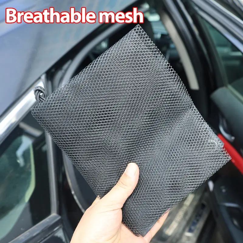 Car Pet Protection Net Bag Pet Barrier Protector Mesh Pocket Adjustable Breathable Net for Safe Driving Auto Interior Accessorie