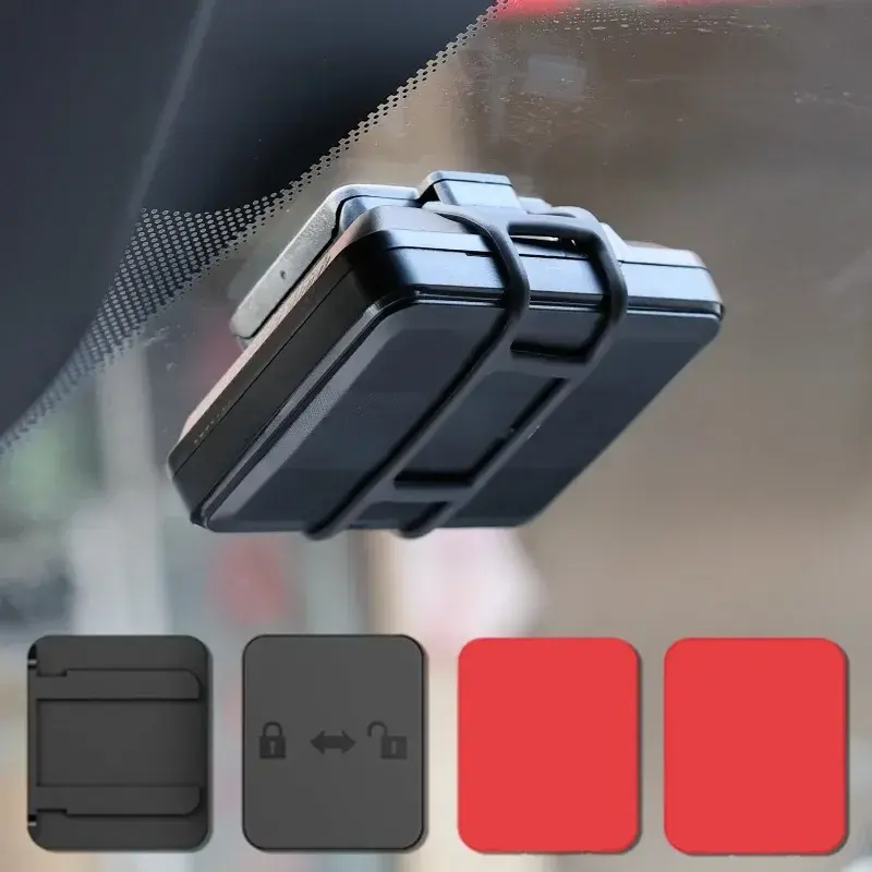 Universal Car ETC Bracket Multi-functional Detachable Mounting ETC Equipment Fixing Base PVC Automotive Interior Accessories