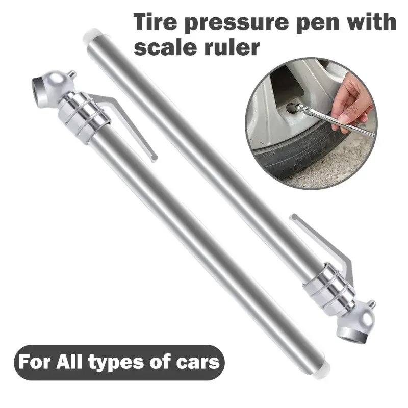 Universal Scale Tyre Press Pen Car Styling Pressure Gauge Pen Shape  Tire/Tyre Air Pressure Test Tire Pressure Gauge