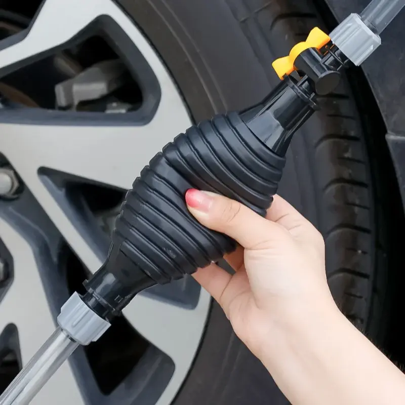 Universal Hand Gas Oil Pump Liquid Manual Pump Car Fuel Tank Sucker Oil Transfer Fuel Pump Petrol Diesel  Auto Parts