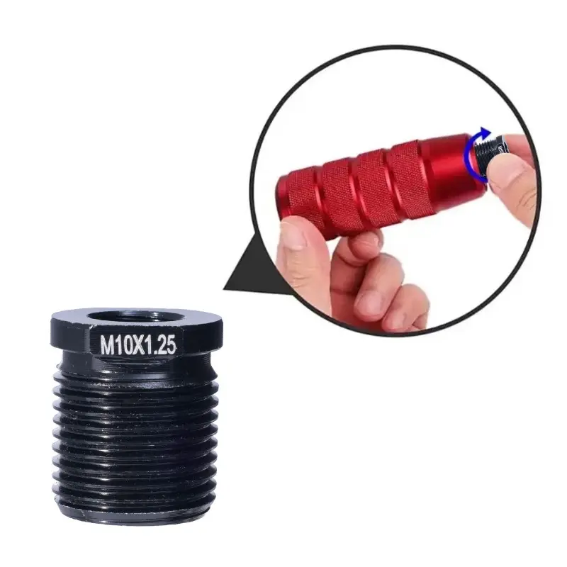 Aluminum Alloy Shift Knob Adapter With inside thread Universal Shift Knob Converter M8x1.25/M10x1.25/M10x1.5/M12x1.25/M14x1.5