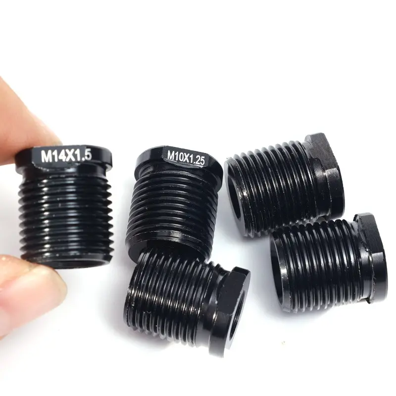 Aluminum Alloy Shift Knob Adapter With inside thread Universal Shift Knob Converter M8x1.25/M10x1.25/M10x1.5/M12x1.25/M14x1.5