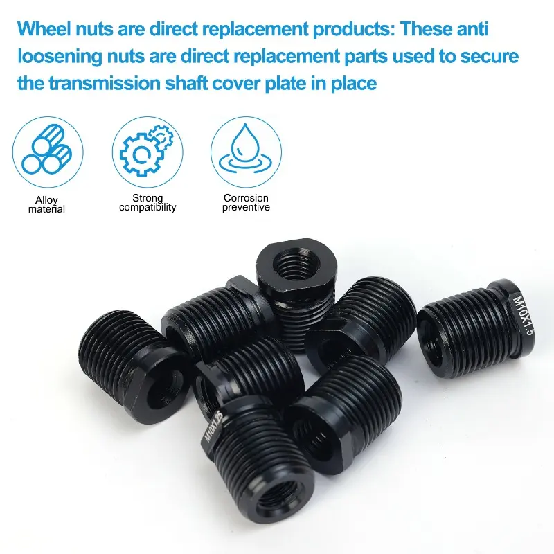 Aluminum Alloy Shift Knob Adapter With inside thread Universal Shift Knob Converter M8x1.25/M10x1.25/M10x1.5/M12x1.25/M14x1.5