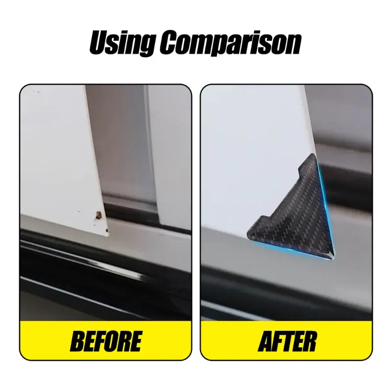 Car Door Corner Protective Cover Anti-collision Stickers Waterproof Triangle Bumper Cover Styling Mouldings Car Accessories