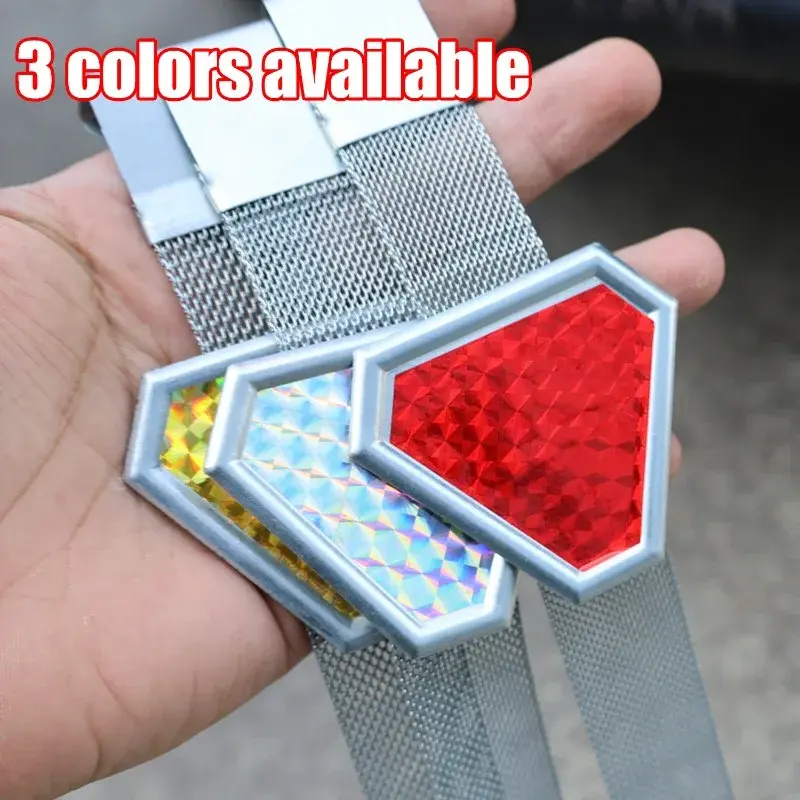 3/1PCS Car Anti-Static Belts Night Driving Safety Warning Reflective Strap Auto Electrostatic Canceller Belt Cars Accessories