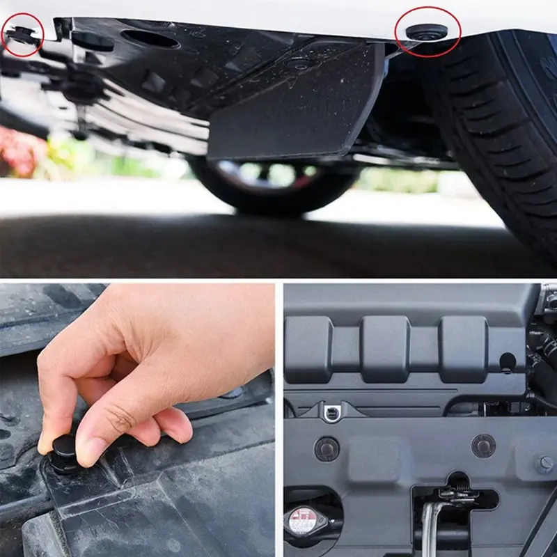 20-100PCS Automotive Fasteners 8mm Expanding Rivet Car Mudguard Bumper Door Panel Fixing Clips For Nissan Infiniti 01553-09321