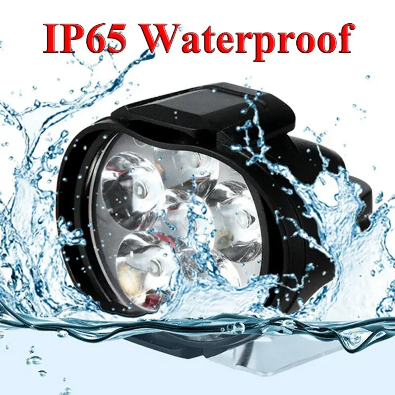 1 Set High Brightness 6 LED Motorcycle Headlight Car Auxiliary Headlight Fog Lamp Motorcycle Headlight Control Switch