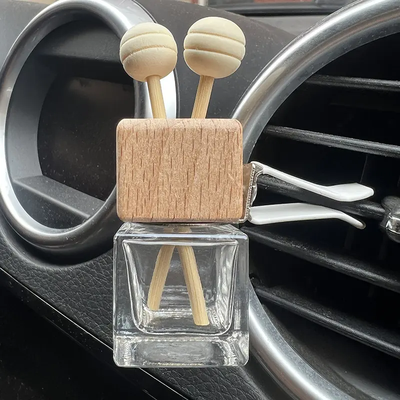 8ml Car Air Vent Perfume Bottle Auto Air Freshener Bottle Outlet Perfume Clip Diffusion Jar Car Charm Interior Accessories1-5pcs