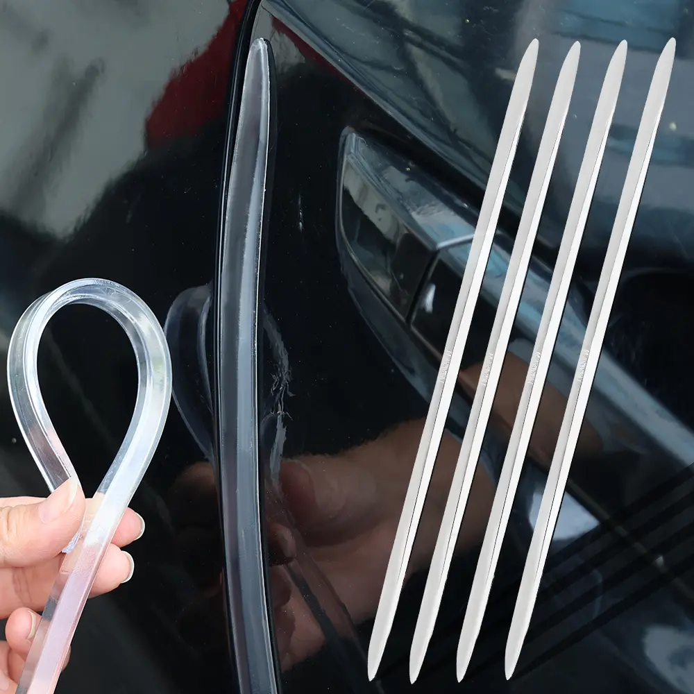 Car Door Anti-Collision Strip Auto Protective Door Edge Anti-Scratch Strips Car Exterior Bumper Decoration Pad