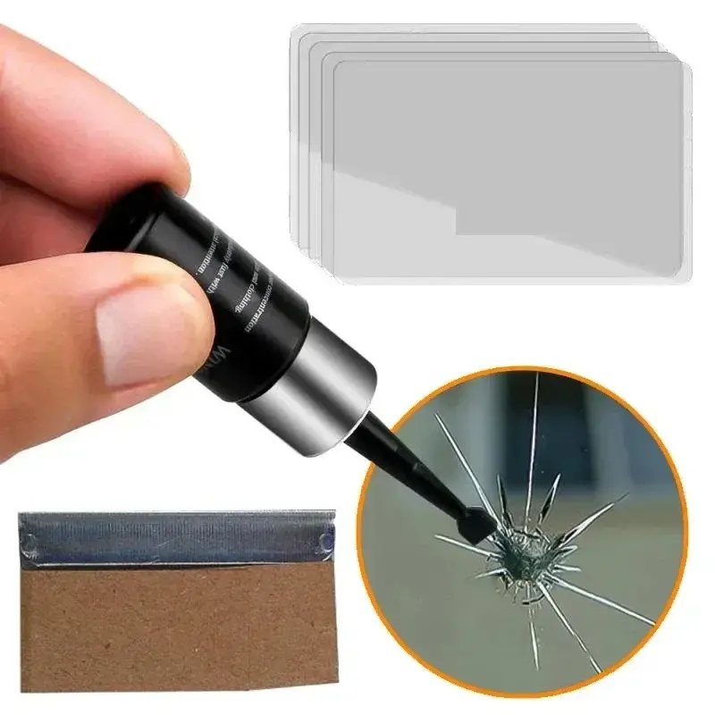 Car Windshield Glass Repair Resin Kit Auto Vehicle Casement Fix Tool Car Windshield Cracked Repair Glue