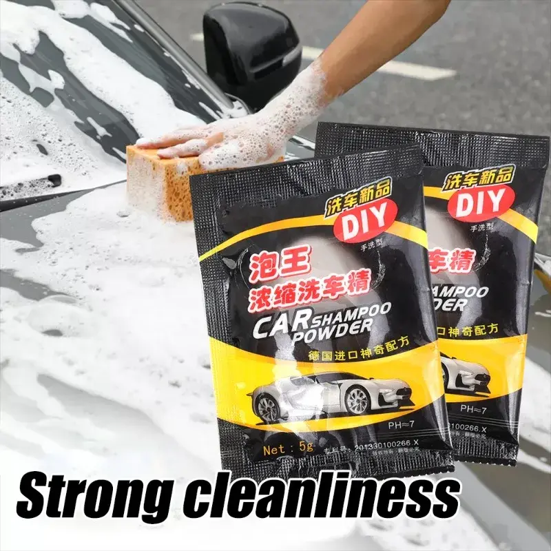 Car Cleaning Shampoo Powder Auto Body Foam Washer Windshield Oil Film Washing Accessories Automobiles Paint Care Coating Tools