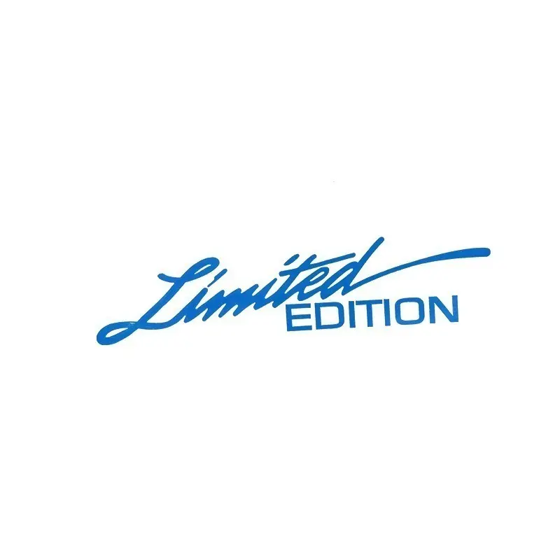 Creative Car Stickers LIMITED EDITION Car Laser Sticker Fashion Auto Body Glass Decoration Reflective Laser Decal Accesstories