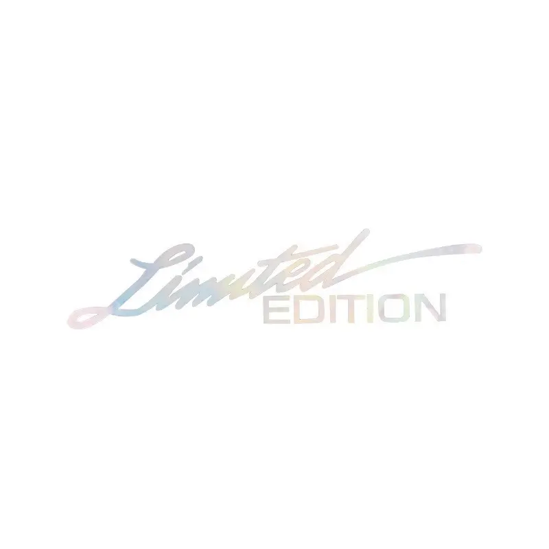Creative Car Stickers LIMITED EDITION Car Laser Sticker Fashion Auto Body Glass Decoration Reflective Laser Decal Accesstories