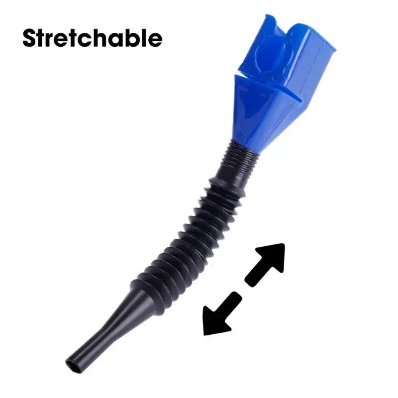 Car Folding Telescopic Hose Refueling Funnel Engine Oil Funnel Tool Car Motorcycle Oil Filling Equipment Tools Auto Accessories