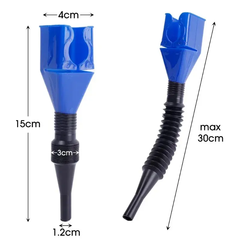 Car Folding Telescopic Hose Refueling Funnel Engine Oil Funnel Tool Car Motorcycle Oil Filling Equipment Tools Auto Accessories