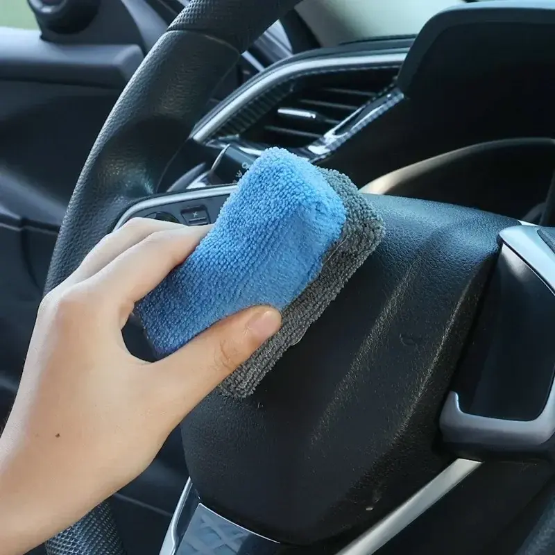 Microfiber Car Waxing Sponge Rectangular Sponge Cleaning Block Car Beauty And Maintenance Tools Car accessories