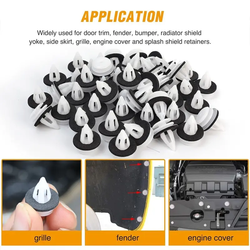 Car Fastening Door Panel Buckle Panel Card Trim Clips Fixing Rivets Auto Interior Accessories for BMW1-7 Series X1-X7 Z4 E85 E86