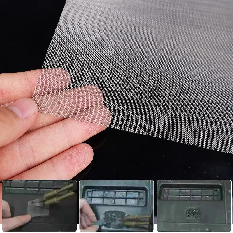 1-20PCS Stainless Steel Wire Repair Mesh for Car Bumper Plastic Hole Crack Patches Vehicle Openings and Sheet Metal Repair Tools
