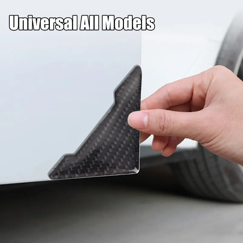 2PCS Car Door Corner Anti-Collision Protector Cover Silicone Anti-Scratch Sticker Anti-Scratch Stickers Door Protection Cover