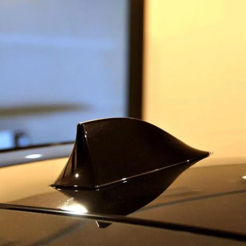 Universal FM Signal Amplifier Car Radio Aerials Roof Shark Fin Antenna Cover Sticker Decoration for All Cars Aerials Styling