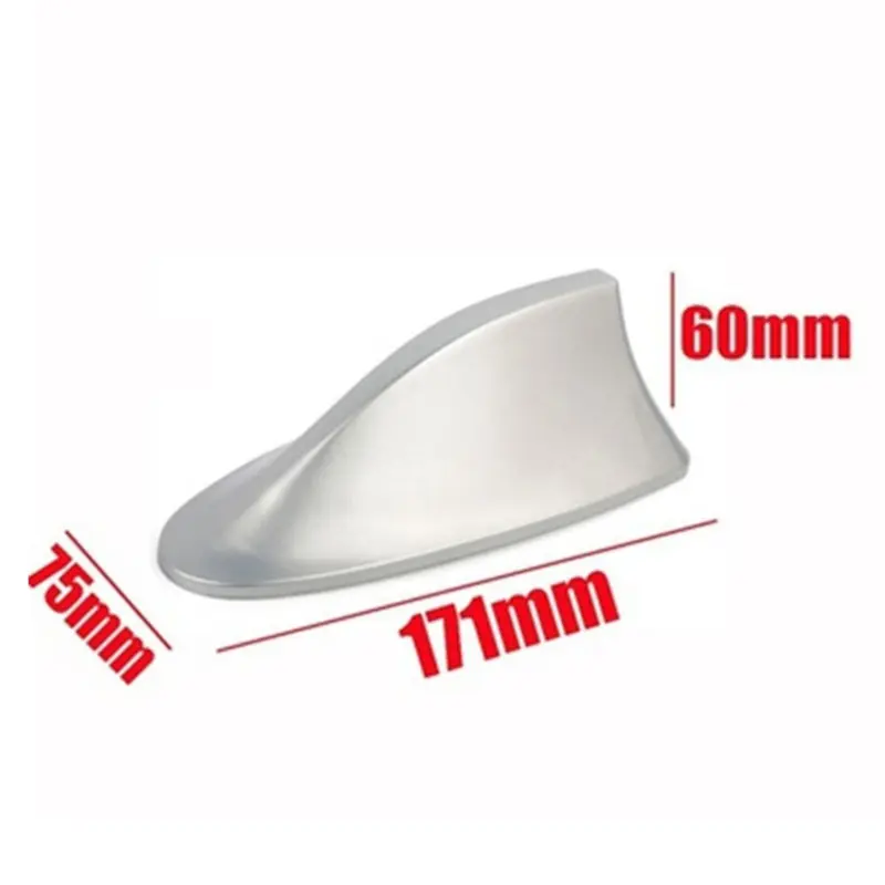 Universal FM Signal Amplifier Car Radio Aerials Roof Shark Fin Antenna Cover Sticker Decoration for All Cars Aerials Styling