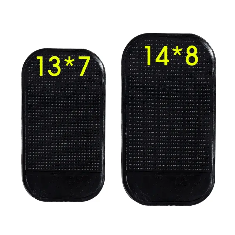 1 Pcs Anti-Slip Mat Automobiles Interior Accessories Dashboard Phone Glasses 13*7cm Car Non-Slip Mat Auto Silicone Car Gadgets