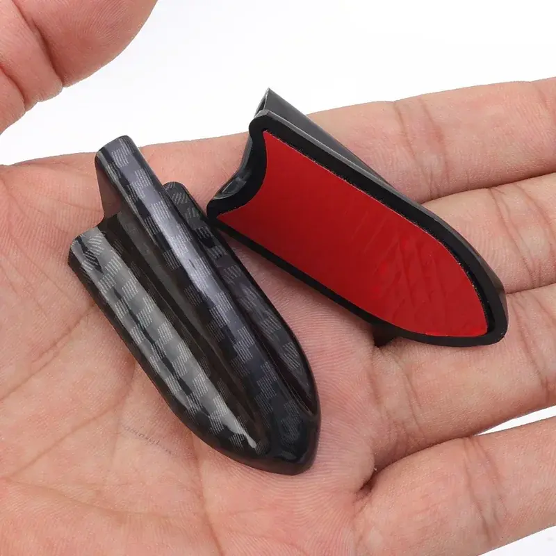 Car Roof Shark Fins Spoiler Wing Kit Weatherproof Car EVO-Style Car Roof Spoiler Bumper Spoiler Shark Fin Vortex Generator