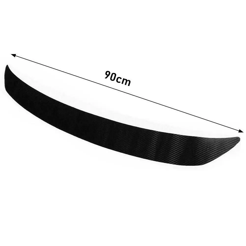 4D Carbon Fiber Stickers for Car Rear Trunk Bumper Protective Anti-Scratch Scuff Film Protectors Car Decals 90cm