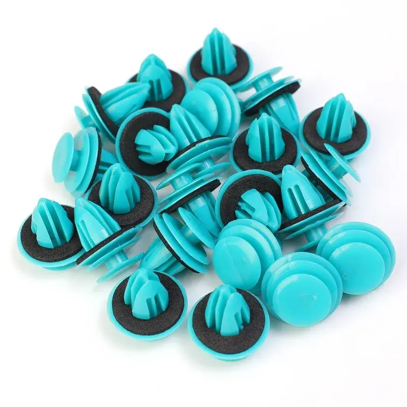 Green Nylon Retaining Clip Auto Vehicle Retainer Fastener Rivet  Auto Bumper Fastener Clips Car Interior Accessories