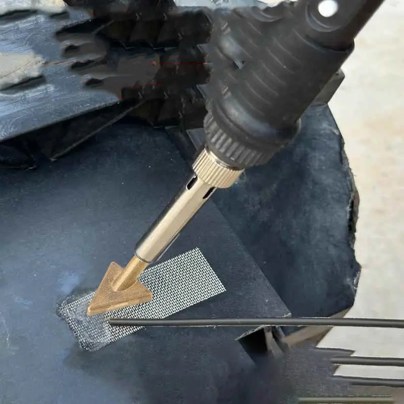 Copper Bumper Plastic Repair Smoothing Welder Replacement Tools Triangular Soldering Iron Tips Set cars Sheet Metal Repair Tools