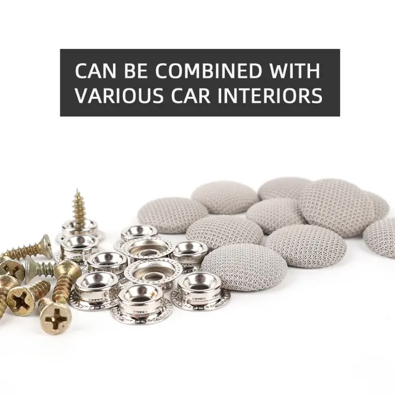 10/20pcs Car Roof Cloth Fixing Buckle Snap Rivets Retainer Automotive Interior Headliner Ceiling Cloth Screw Cap Repair Button