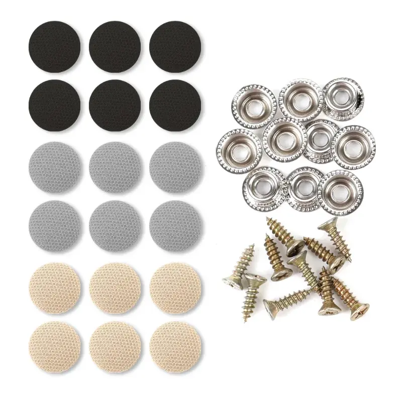 10/20pcs Car Roof Cloth Fixing Buckle Snap Rivets Retainer Automotive Interior Headliner Ceiling Cloth Screw Cap Repair Button