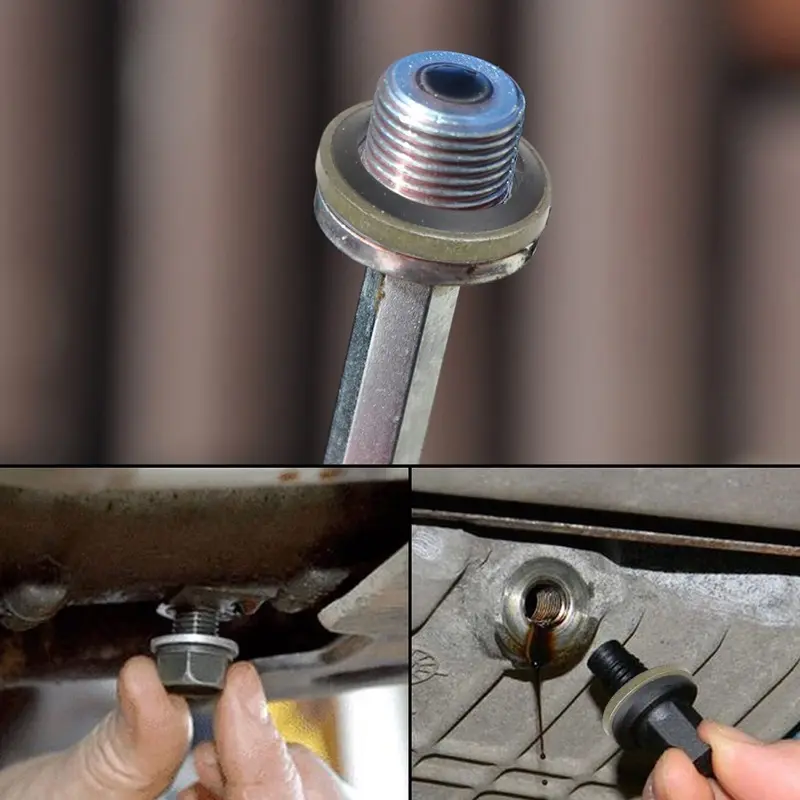 10PCS Car Drain Plug Oil Pan Gaskets Prevent Oil Leakage Durable and High Hardness Accessories SealM6/M8/M10/M12/M14/M16/M18/M20