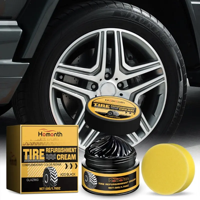 Car Tyre Retreading Paste Tyre Shine Coating Paste Long Lasting Bright Stain Remover Cleaning Agent Cars Cosmetic Accessories