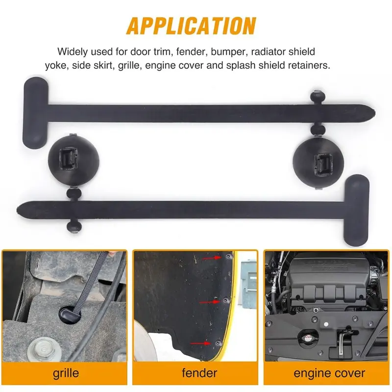 Nylon Universal Cable Tie Buckle Car Fastener Buckle Heavy Duty Self-Locking Zip Ties Holder Auto Interior Tool Accessories 1-40